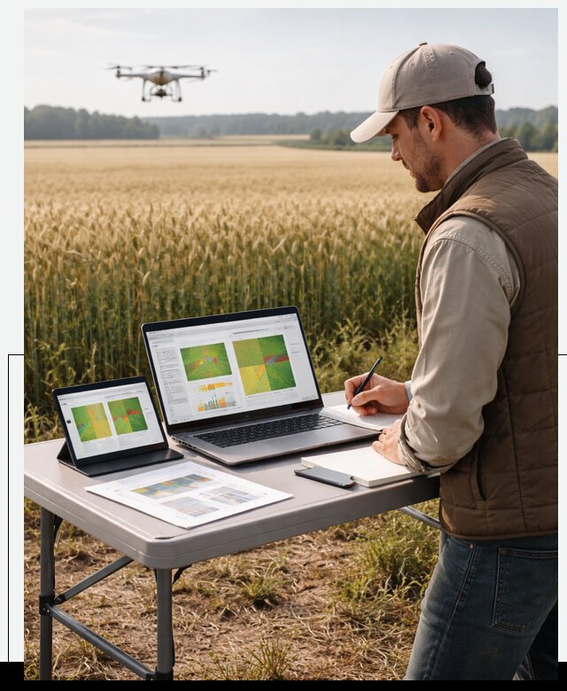 Система AI прогнозирования урожайности для точных агрономий в Клине