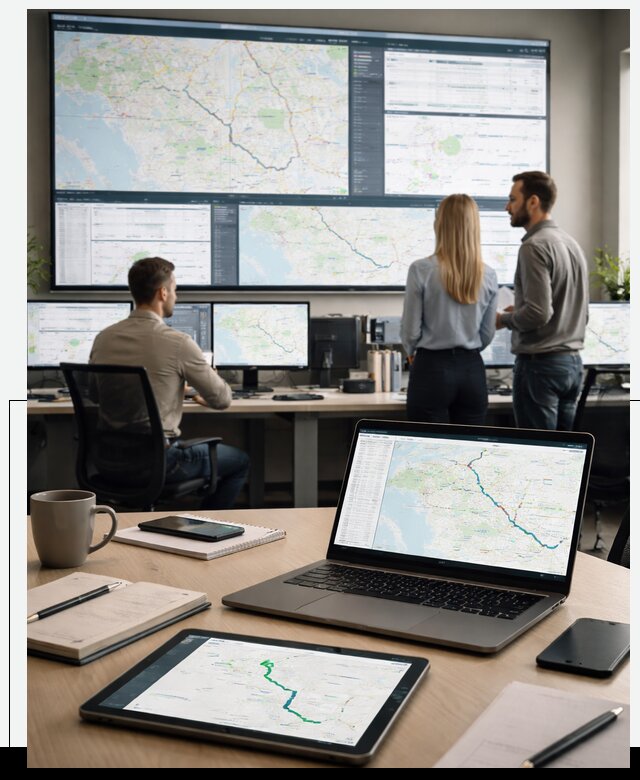 Трекинг грузов и Fleet Management, мониторинг автопарка в Клине